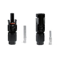 PAIRE CONNECTEURS SOLAIRES VOLANT TYPE MC4 A L'UNITE