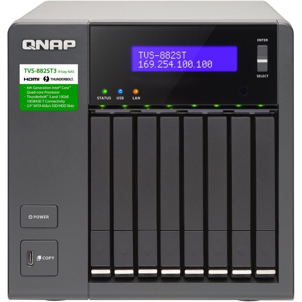 Serveur NAS TVS-882ST3-i7-8G 8 baies